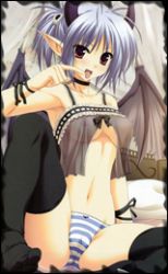  bat_wings breasts lowres panties tagme thighhighs underwear wings  rating:Questionable score:5 user:MW2