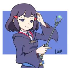 avery_(little_witch_academia) little_witch_academia russian trigger_(company) 