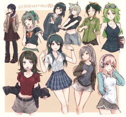 6+girls :o ;d ^_^ animal_ears arm_behind_back bang_dream! bang_dream!_it&#039;s_mygo!!!!! bare_legs belt black_belt black_jacket black_pants black_shorts blue_cardigan blue_eyes blue_hair blue_shirt blue_sleeves border bow bowtie bracelet breasts brown_cardigan brown_dress brown_eyes brown_footwear brown_jacket bullfalk cardigan character_request check_character closed_eyes clothes_lift collarbone collared_shirt constricted_pupils dark_blue_hair dress dress_shirt ear_covers eyewear_on_head flower glasses green_eyes green_hair green_ribbon green_shirt green_skirt green_tank_top grey_eyes grey_hair grey_pants grey_sailor_collar grey_shirt grey_skirt grin hair_between_eyes hair_flower hair_ornament hair_ribbon hands_in_pockets hasu_no_sora_school_uniform headphones highres holding horse_ears horse_girl horse_tail idolmaster idolmaster_cinderella_girls idolmaster_cinderella_girls_starlight_stage idolmaster_shiny_colors jacket jewelry kantai_collection large_breasts lifted_by_self light_smile link!_like!_love_live! loafers long_hair long_sleeves looking_to_the_side love_live! love_live!_nijigasaki_high_school_idol_club low_twintails mask medium_breasts midorikawa_nao midriff mifune_shioriko miniskirt monet_(one_piece) multiple_girls murano_sayaka navel neck_ribbon neckerchief nijigasaki_academy_school_uniform nitroplus ohishi_izumi one_eye_closed one_piece opaque_glasses open_cardigan open_clothes open_mouth orange_bow orange_bowtie orange_eyes pants pants_under_dress parted_bangs parted_lips pink_eyes pink_hair plaid plaid_skirt pleated_dress pleated_skirt pointing pointing_at_self ponytail precure raglan_sleeves red_eyes red_neckerchief red_shirt ribbon sailor_collar sailor_dress sailor_shirt school_uniform seiun_sky_(umamusume) shirase_sakuya shirt shirt_lift shoes short_hair shorts sidelocks single_ear_cover skirt sleeves_past_elbows sleeves_past_wrists smile smile_precure! summer_uniform super_sonico t-shirt tail tank_top track_pants twintails umamusume unworn_jacket unworn_mask white_border white_sailor_collar white_shirt white_skirt winter_uniform yahata_umiri yellow_flower yellow_ribbon yuubari_(kancolle) 
