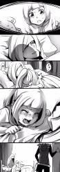  1boy 2girls bad_id bad_twitter_id bed chansey closed_eyes comic creatures_(company) crying family game_freak gen_1_pokemon gladion_(pokemon) greyscale highres lillie_(pokemon) long_hair lusamine_(pokemon) monochrome mother_and_daughter mother_and_son multiple_girls nintendo open_mouth pillow pokemon pokemon_(creature) pokemon_sm ponytail silent_comic spoilers tears yuuki_(nijiiro_palette)  rating:Sensitive score:14 user:danbooru