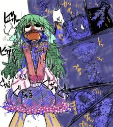  aged_down akaishi_shiroishi anal anal_object_insertion blush cervical_penetration cervix clitoral_stimulation clitoris clitoris_torture crying crying_with_eyes_open deep_penetration dress green_hair japanese_text leaking nipple_stimulation nipple_torture nipple_tweak nipples object_insertion rape shaking tears tentacle_panties tentacle_sex tentacles tentacles_in_womb tentacles_under_clothes thighhighs translation_request  rating:Explicit score:19 user:ChaosMieter