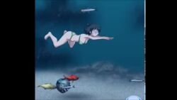  air_bubble animated asphyxiation bikini breasts bubble drowning fish foxeye full_body medium_breasts nude sound swimsuit tagme underwater video video_game  rating:Explicit score:17 user:dry_fish_