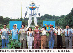 gundam katoki_hajime photo_(medium) statue tagme tomino_yoshiyuki victory_gundam