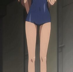  1girl adjusting_clothes adjusting_swimsuit aisaka_taiga animated animated_gif anime_screenshot blue_one-piece_swimsuit brown_eyes brown_hair collarbone competition_school_swimsuit covered_navel cropped feet_out_of_frame female_focus flat_chest indoors looking_to_the_side lowres non-web_source one-piece_swimsuit school_swimsuit screencap smile solo standing swimsuit toradora!  rating:Sensitive score:152 user:N3RO_182