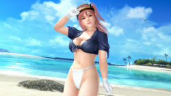 1girl 3d beach breasts dead_or_alive dead_or_alive_5 dead_or_alive_xtreme_3_fortune dead_or_alive_xtreme_beach_volleyball fundoshi highres honoka_(doa) japanese_clothes large_breasts looking_at_viewer midriff ocean official_art official_wallpaper outdoors pink_hair smile solo tecmo wallpaper rating:Questionable score:32 user:jojosstand