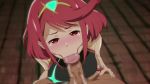  1girl :&gt;= animated blush censored competition_swimsuit diadem fellatio hetero looking_at_viewer lowres nintendo one-piece_swimsuit oral penis pyra_(xenoblade) red_eyes red_hair swimsuit tagme video xenoblade_chronicles_(series) xenoblade_chronicles_2 yokkoisho_(evtd8734)  rating:Explicit score:201 user:BigBuddhaBoss
