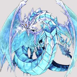  artist_request brionac_dragon_of_the_ice_barrier duel_monster no_humans official_art solo tagme yu-gi-oh!  rating:Sensitive score:17 user:lost_crimson