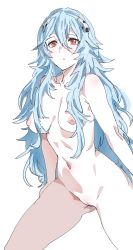 1girl ayanami_rei blue_hair bow_(bhp) breasts cleft_of_venus closed_mouth completely_nude evangelion:_3.0+1.0_thrice_upon_a_time hair_between_eyes headgear long_hair looking_at_viewer medium_breasts navel neon_genesis_evangelion nipples nude pussy rebuild_of_evangelion red_eyes simple_background solo uncensored white_background rating:Explicit score:83 user:danbooru