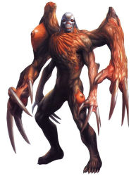 1990s_(style) capcom claws multiple_arms no_humans official_art resident_evil resident_evil_2 retro_artstyle smile tagme william_birkin rating:Questionable score:6 user:spiderfan