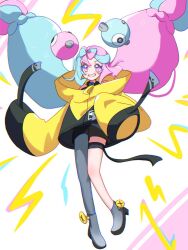 Rule 34 | 1girl, iono (pokemon), long hair, pink eyes, pink hair, pokemon, pokemon sv, seiun (hoshigumo 72), solo, twintails, very long hair