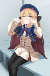 Rule 34 | 1girl, absurdres, artoria caster (fate), artoria pendragon (fate), blonde hair, fate/grand order, fate (series), green eyes, highres, long sleeves, looking at viewer, smile, solo, twintails, user neks5523