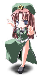 Rule 34 | 1girl, chibi, female focus, full body, hong meiling, immaterial and missing power, lowres, solo, standing, subaru noji, touhou