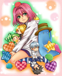 Rule 34 | baby be&#039;el, beelzebub (manga), doll, furuichi takayuki, green eyes, hilda (beelzebub), lamia (beelzebub), oga tatsumi, pink hair
