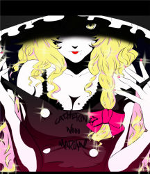 Rule 34 | 1girl, :p, atlus, bare shoulders, blonde hair, bow, bra, braid, breasts, catherine (game), cleavage, female focus, fingernails, hair bow, hair ornament, hat, kirisame marisa, liarlip, lingerie, long fingernails, long hair, mole, nail, nail polish, parody, shaded face, single braid, solo, sparkle, star (symbol), strap pull, tongue, tongue out, touhou, underwear, upper body, witch, witch hat, yellow eyes