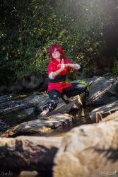 Rule 34 | absurdres, angelwings cos, cosplay, cosplay photo, highres, photo (medium), ranma-chan, ranma 1/2, red hair