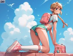 Rule 34 | commentary request, girly boy, link, mt8, shoes, shorts, sneakers, tagme, trap