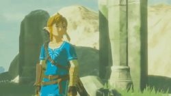 Rule 34 | 1boy, 1girl, 3d, animated, animated gif, ass, hip focus, link, lowres, nintendo, princess zelda, the legend of zelda, the legend of zelda: breath of the wild, walking, zooming in