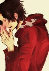 Rule 34 | 1boy, cold, freckles, hood, hoodie, male focus, one piece, portgas d. ace, solo