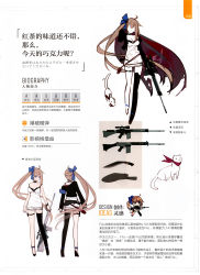 Rule 34 | 1girl, absurdres, ahoge, armband, back, battle rifle, black thighhighs, blonde hair, blue eyes, bow, breasts, cape, character name, chibi, chinese text, choker, cleavage, dress, fal (girls&#039; frontline), fn fal, full body, girls&#039; frontline, gun, hair bow, hair ribbon, high heels, highres, holding, holding gun, holding weapon, holster, knife, kukri, large breasts, long hair, multiple views, non-web source, off-shoulder dress, off shoulder, official art, personification, pet, ribbon, rifle, scan, simple background, simplified chinese text, single thighhigh, stats, suisai., thighhighs, translation request, very long hair, weapon, white background