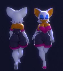 Rule 34 | 3d, animal ears, animated, animated gif, aqua eyes, artist request, ass, blue background, boots, bouncing breasts, breasts, cameltoe, cleavage, cleft of venus, curvy, elbow gloves, eyeshadow, female focus, furry, furry female, gloves, high heel boots, high heels, huge ass, huge breasts, kabalmystic (artist), makeup, narrow waist, rouge the bat, shocking (artist), shoes, skin tight, sonic (series), tail, thick thighs, thigh boots, thigh gap, thighhighs, thighs, walking, wide hips