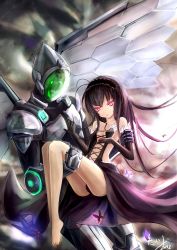 Rule 34 | 10s, 1girl, accel world, antenna hair, armor, bad id, bad pixiv id, bare legs, barefoot, black hair, bug, butterfly, carrying, dress, duel avatar, elbow gloves, frills, gloves, hairband, highres, insect, kuroyukihime, long hair, long legs, md5 mismatch, princess carry, red eyes, resolution mismatch, silver crow, wangchuan de quanyan, wings