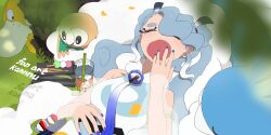 Rule 34 | altaria, closed eyes, creatures (company), flying miku (project voltage), game freak, gen 1 pokemon, gen 3 pokemon, gen 7 pokemon, hatsune miku, highres, nintendo, open mouth, pokemon, project voltage, psyduck, rowlet, siirakannu, vocaloid, yawning