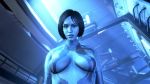Rule 34 | 1boy, 1girl, 3d, animated, blue skin, bouncing breasts, breasts, colored skin, cortana, cowgirl position, dark-skinned male, dark skin, erection, girl on top, halo (game), hetero, highres, large breasts, looking at viewer, moaning, nipples, noname55, nude, penis, pov, pussy, sex, sound, source filmmaker (medium), source request, straddling, uncensored, vaginal, video