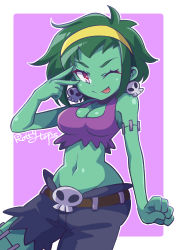 Rule 34 | 1girl, absurdres, breasts, highres, rottytops, shantae (series), solo, tagme, zombie