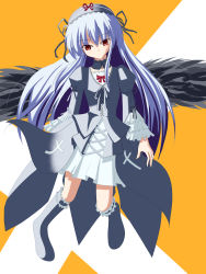 Rule 34 | 00s, dress, fictional sister, goth fashion, long hair, red eyes, rozen maiden, solo, suigintou, wings