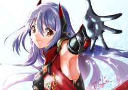 Rule 34 | 1girl, android, breasts, joints, large breasts, leotard, long hair, nayuta-kanata, poppi (xenoblade), poppi qtpi (xenoblade), purple hair, red scarf, robot ears, robot joints, scarf, simple background, solo, very long hair, white background, xenoblade chronicles (series), xenoblade chronicles 2, yellow eyes