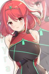 Rule 34 | 1girl, breasts, highres, large breasts, pyra (pro swimmer) (xenoblade), pyra (xenoblade), red eyes, red hair, xenoblade chronicles (series), xenoblade chronicles 2, zer00han