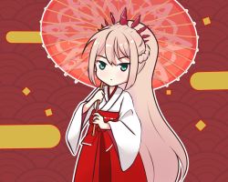 Rule 34 | japanese clothes, kelsuis, kimono, pink hair, ponytail, shionne (tales), tales of (series), tales of arise, umbrella