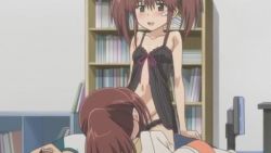 Rule 34 | 1boy, 2girls, animated, animated gif, black panties, blush, brother and sister, covering privates, grinding, incest, kissxsis, lingerie, multiple girls, navel, negligee, panties, riding, see-through, siblings, sisters, straddling, suminoe ako, suminoe keita, suminoe riko, twins, twintails, underwear