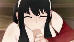 Rule 34 | 1boy, 1girl, animated, audible speech, bed, black hair, blush, breasts, brother and sister, brown pantyhose, censored, cleavage, clothed sex, cum, cum in mouth, earrings, ejaculation, fellatio, handjob, hetero, holding hands, huge filesize, indoors, jewelry, kizu, large breasts, looking at viewer, mosaic censoring, nail polish, off shoulder, on bed, oral, pantyhose, penis, pov, red eyes, red sweater, shiny skin, siblings, sidelocks, sound, sparkle, spy x family, sweater, twilight (spy x family), video, yor briar, yuri briar