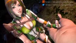 Rule 34 | 10s, 1boy, 1girl, 3d, animated, armor, artist name, bao sanniang, beads, belt, bouncing breasts, bra, breasts, brown eyes, brown hair, cleavage, clothed female nude male, dress, dutch angle, erection, eyeshadow, fingerless gloves, frills, gloves, grass, green dress, green eyeshadow, green gloves, green hair, green nails, green thighhighs, hair ornament, handjob, hetero, jiggle, kneeling, large breasts, logo, looking at viewer, looping animation, lying, makeup, male pubic hair, matching hair/eyes, multicolored clothes, multicolored dress, multicolored gloves, multicolored hair, multicolored legwear, mura tpg, nail polish, night, nude, on back, on ground, ornament, outdoors, patreon logo, patreon username, penis, plant, pov, pubic hair, rock, rubbing, shin sangoku musou, shin sangoku musou 8, short hair, short sleeves, shoulder armor, single shoulder pad, solo focus, source filmmaker (medium), streaked hair, swept bangs, tecmo, thighhighs, twitter logo, twitter username, uncensored, underwear, video, watermark, web address, white dress, white gloves, white thighhighs, yellow bra, zettai ryouiki