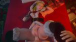 Rule 34 | 1boy, 1girl, 3d, animated, blonde pubic hair, boots, bottomless, bouncing breasts, breasts, christmas, female pubic hair, hetero, highres, humping, kanzuki karin, lying, missionary, mklr, moaning, navel, pov, pubic hair, sex, sound, source filmmaker (medium), spread legs, street fighter, tagme, uncensored, vaginal, video