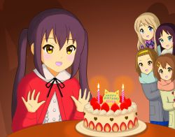 Rule 34 | 5girls, akiyama mio, birthday cake, cake, food, happy birthday, hirasawa yui, jophiel, k-on!, kotobuki tsumugi, multiple girls, nakano azusa, tainaka ritsu