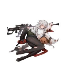 Rule 34 | 1girl, alternate costume, alternate hairstyle, anti-materiel rifle, beret, black footwear, black pantyhose, black skirt, blush, braid, breasts, brown eyes, cat, damaged, full body, fur-trimmed jacket, fur trim, gepard m1, gepard m1 (girls&#039; frontline), gepard m1 (unblemished protector) (girls&#039; frontline), girls&#039; frontline, green jacket, grey hair, gun, hair between eyes, hair ornament, hair over shoulder, half-closed eyes, hat, unworn hat, unworn headwear, jacket, km2o4, long hair, long sleeves, looking at viewer, lying, medium breasts, messy hair, no shoes, off shoulder, official alternate costume, official art, on side, pale skin, pantyhose, red sweater, rifle, shirt, sidelocks, skirt, sniper rifle, sweater, unworn sweater, torn clothes, transparent background, turtleneck, twin braids, very long hair, weapon, white shirt