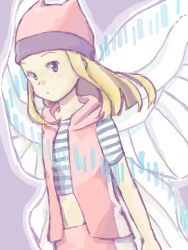Rule 34 | 1girl, blonde hair, blush, digimon, digimon frontier, hat, looking at viewer, orimoto izumi, solo, wings