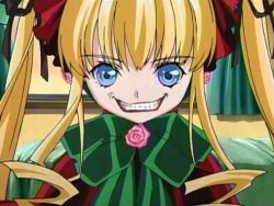 Rule 34 | 00s, blonde hair, blue eyes, creepy, horror (theme), rozen maiden, shinku, solo, third-party edit, what, you gonna get raped