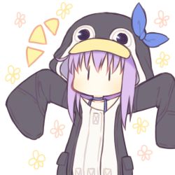 Rule 34 | 1girl, animal hood, black jacket, blue choker, blue ribbon, blush, chibi, choker, collarbone, commentary request, fate/grand order, fate (series), floral background, hair between eyes, hands up, hood, hood up, hooded jacket, jacket, long hair, long sleeves, lowres, meltryllis, meltryllis (fate), meltryllis (swimsuit lancer) (fate), meltryllis (swimsuit lancer) (first ascension) (fate), notice lines, penguin hood, ribbon, sakurato ototo shizuku, sidelocks, simple background, sleeves past fingers, sleeves past wrists, solo, upper body, white background, | |
