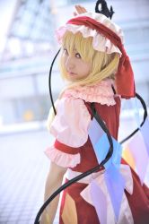 Rule 34 | 1boy, asian, cosplay, cosplay photo, flandre scarlet, flandre scarlet (cosplay), photo (medium), solo, touhou, trap