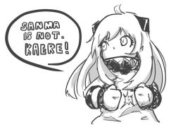 Rule 34 | 10s, 1girl, abyssal ship, ahoge, covered mouth, english text, engrish text, greyscale, gyorui (amezari), horns, kantai collection, long hair, mittens, monochrome, northern ocean princess, ranguage, solo