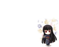 Rule 34 | 00s, black hair, enma ai, japanese clothes, jigoku shoujo, kimono, red eyes