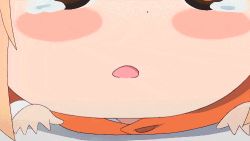 Rule 34 | &gt; &lt;, 10s, 1boy, 1girl, animal costume, animated, animated gif, black hair, blonde hair, blush, brown eyes, chibi, crying, doma taihei, doma umaru, closed eyes, glasses, hamster costume, himouto! umaru-chan, lowres, tears, wavy mouth