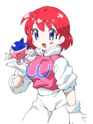 blue_eyes looking_at_viewer nagimiso pastel_(twinbee) simple_background twinbee winbee