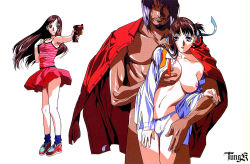 Rule 34 | 1990s (style), 1boy, 1girl, a kite, age difference, akai (kite), artbook, at gunpoint, breasts, brown hair, closed eyes, clothed female nude male, grabbing, grabbing another&#039;s breast, grabbing from behind, groping, gun, gun to head, hetero, holding, holding gun, holding weapon, large breasts, legs, lips, long hair, medium breasts, navel, nipples, nude, official art, older man and younger girl, retro artstyle, sawa (kite), scan, size difference, umetsu yasuomi, weapon