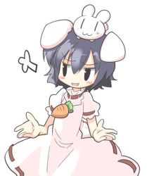 Rule 34 | 1girl, :3, animal ears, arata toshihira, female focus, inaba tewi, lowres, rabbit, rabbit ears, simple background, solo, standing, touhou, white background, | |