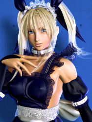 Rule 34 | 3d, apron, blonde hair, blue eyes, breasts, frills, hair ornament, incise soul, m-rs, rukia (incise soul), twintails