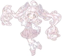 Rule 34 | 1girl, ahoge, blush, boots, bow, bow choker, bow legwear, bowtie, buttons, chibi, choker, clothes lift, collared shirt, commentary, curly hair, dress, english commentary, eyelashes, footwear bow, frilled bow, frilled footwear, frilled sleeves, frills, gift art, hair bow, hand in own hair, heart, heart in eye, kneehighs, lifted by self, littlebluemuffin, long hair, long sleeves, looking at viewer, open mouth, original, outline, pink bow, pink bowtie, pink choker, pink dress, pink footwear, pink hair, princess, ribbon-trimmed sleeves, ribbon-trimmed socks, ribbon trim, sash, shirt, sidelocks, skirt, skirt lift, sleeveless, sleeveless dress, smile, socks, symbol in eye, teeth, transparent background, twintails, upper teeth only, waist bow, white bow, white eyes, white outline, white sash, white shirt, white socks, wide sleeves